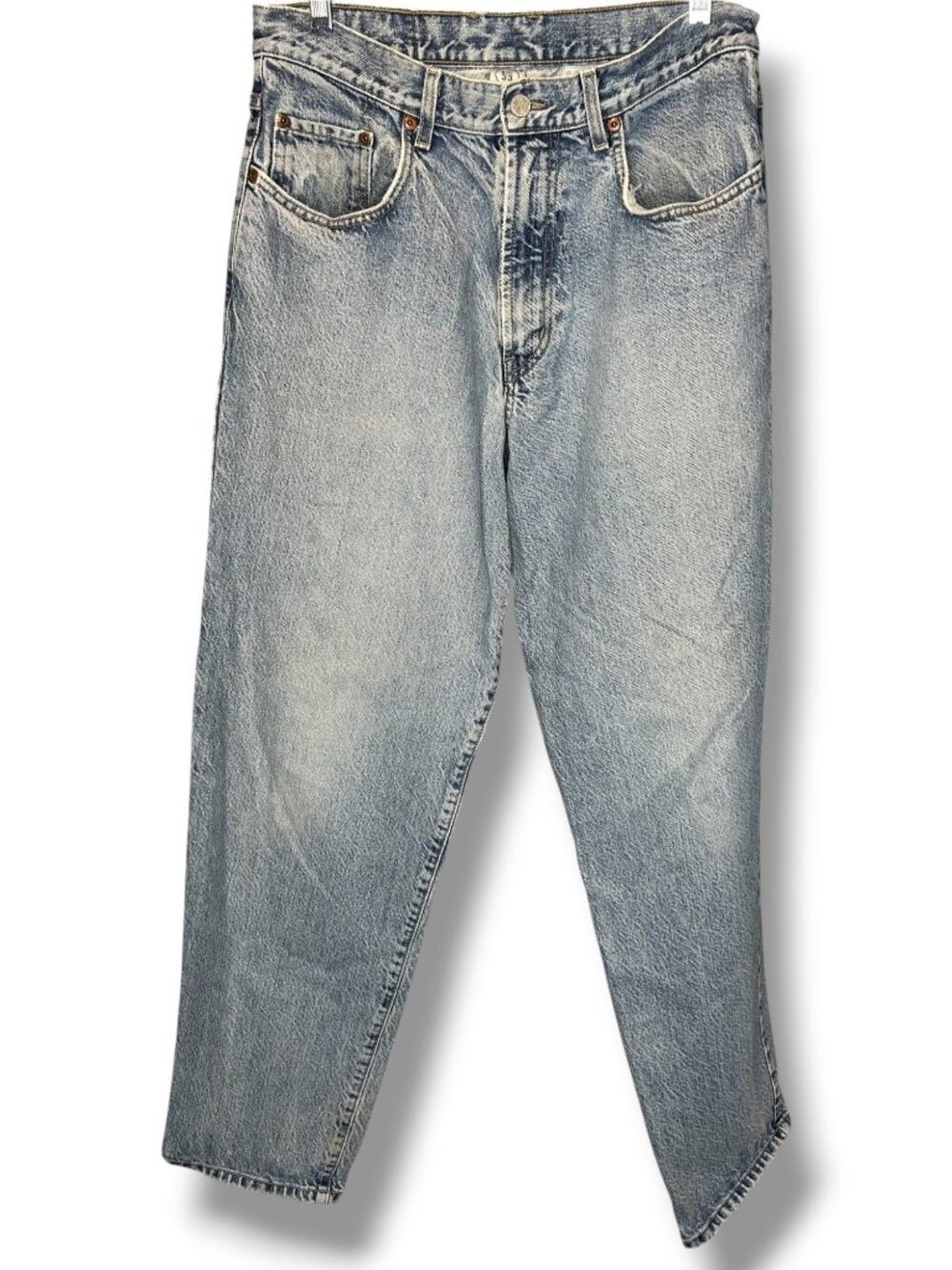 Vintage Lucky Brand Relaxed Fit Light Wash Denim Jeans Sz 33 Mens tapered